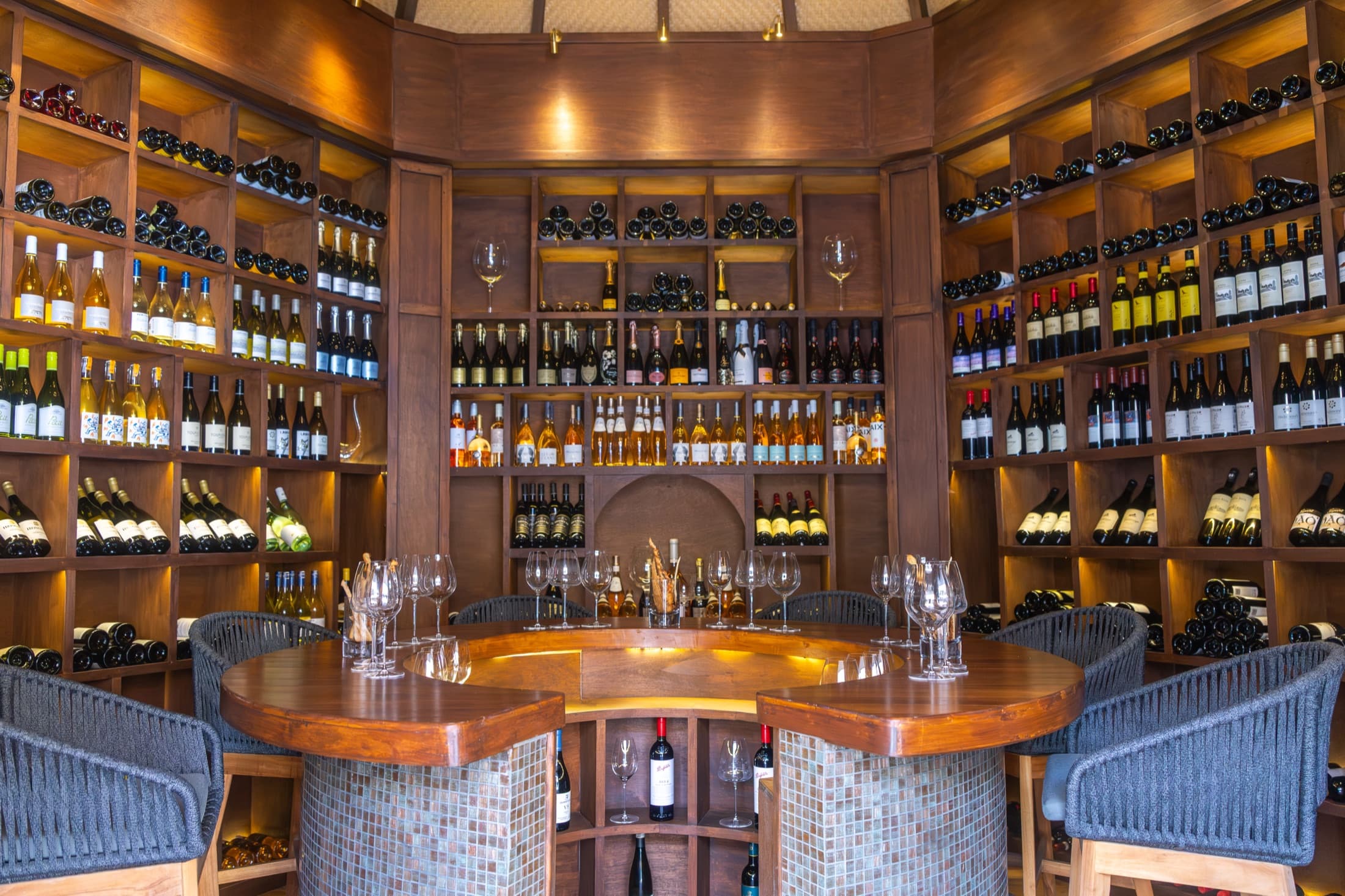 Overwater wine cellar