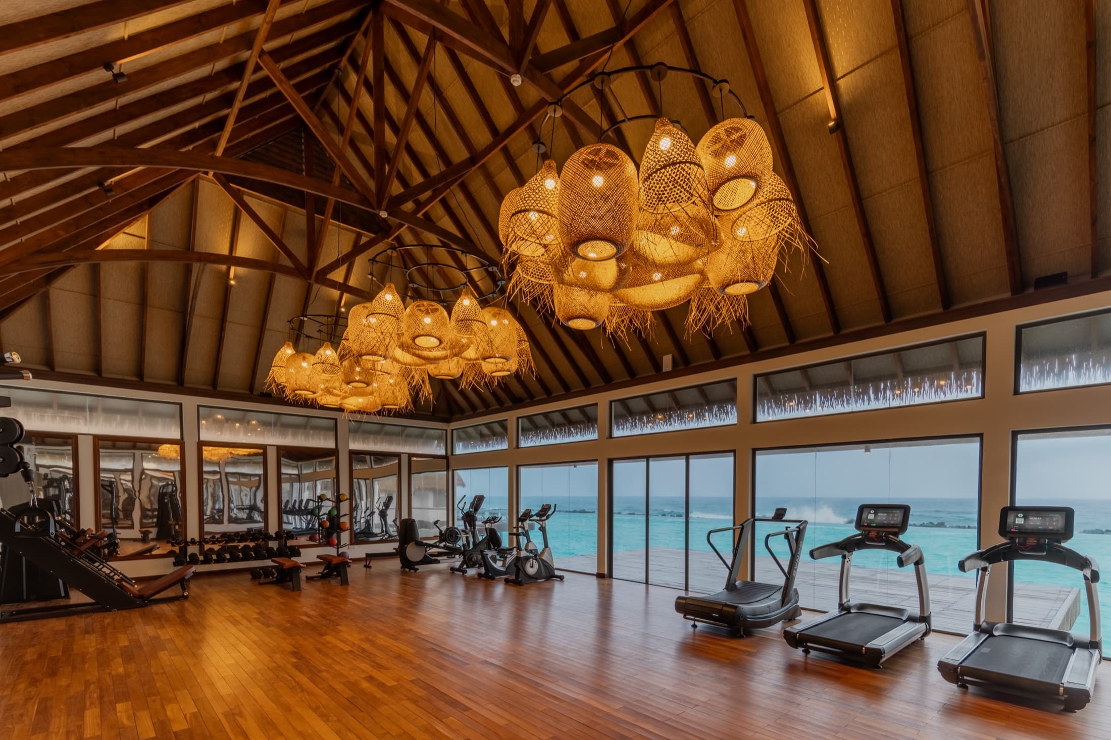 Overwater fitness centre