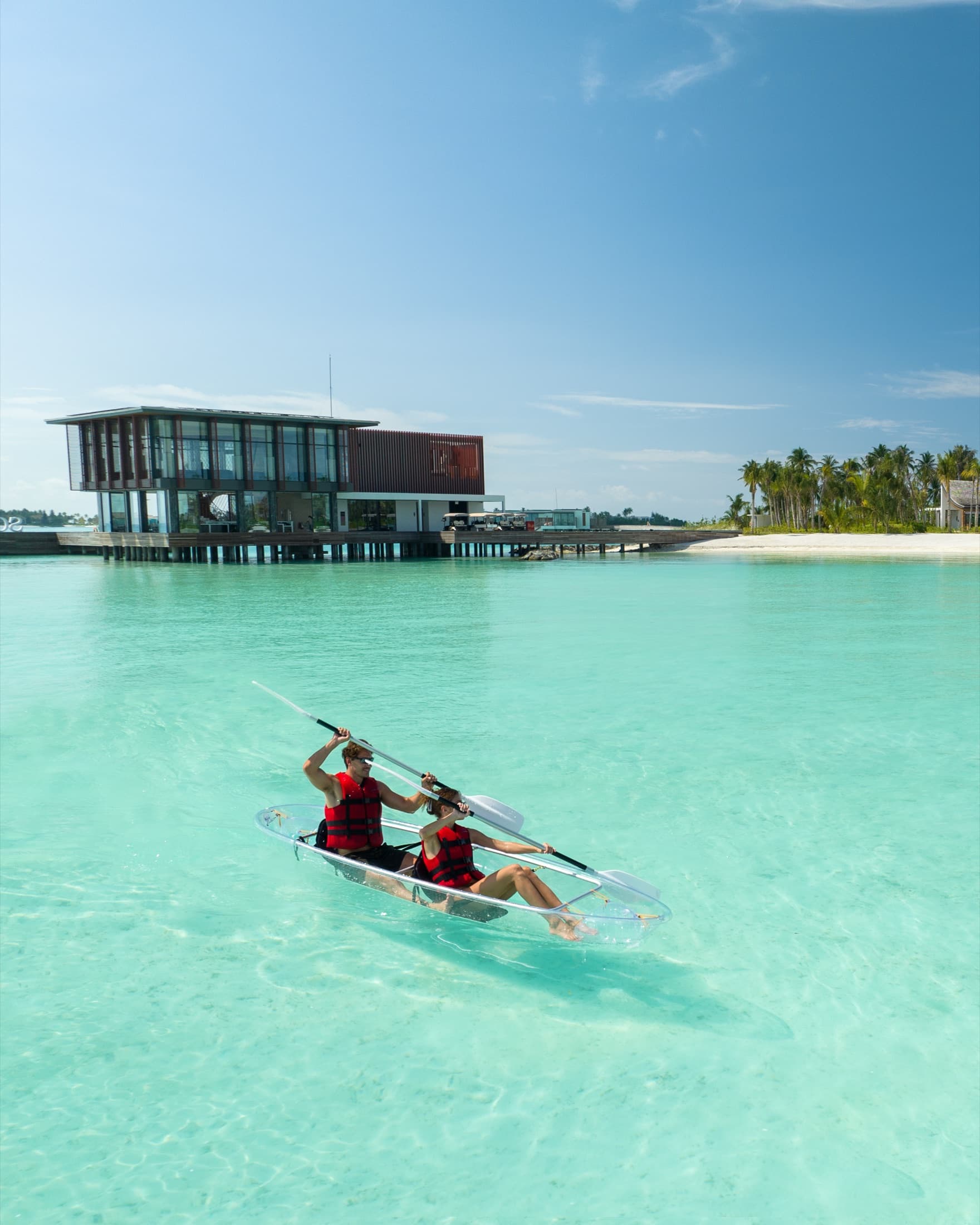 Kayaking at SO/ Maldives